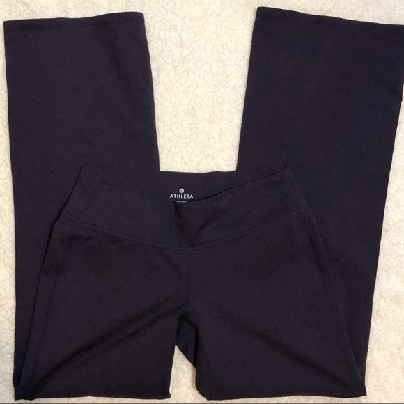 Athleta Blue Fusion Flare Yoga Pant Sz SP - Picture 3 of 5